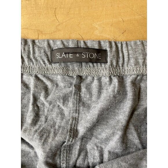 Slate & Stone BNWOT mens lounge pants size XLarge light heather gray drawstring - Picture 5 of 9